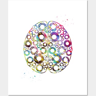 Brain mechanism Posters and Art